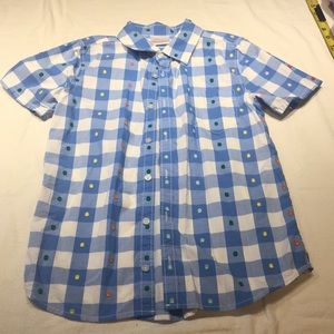 Boys button down Hanna Anderson shirt size 10